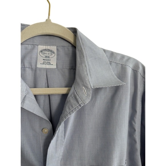 Brooks Brothers 1818 Button Up Shirt Size 15 1/2-2/3 - Picture 2 of 5